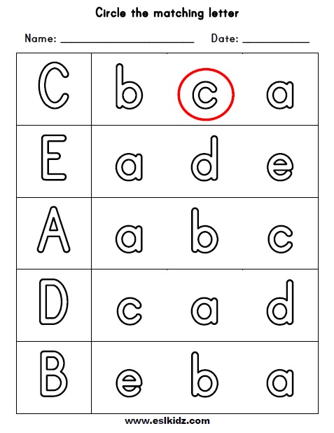 Teach child how to read: Preschool Alphabet Phonics Worksheets